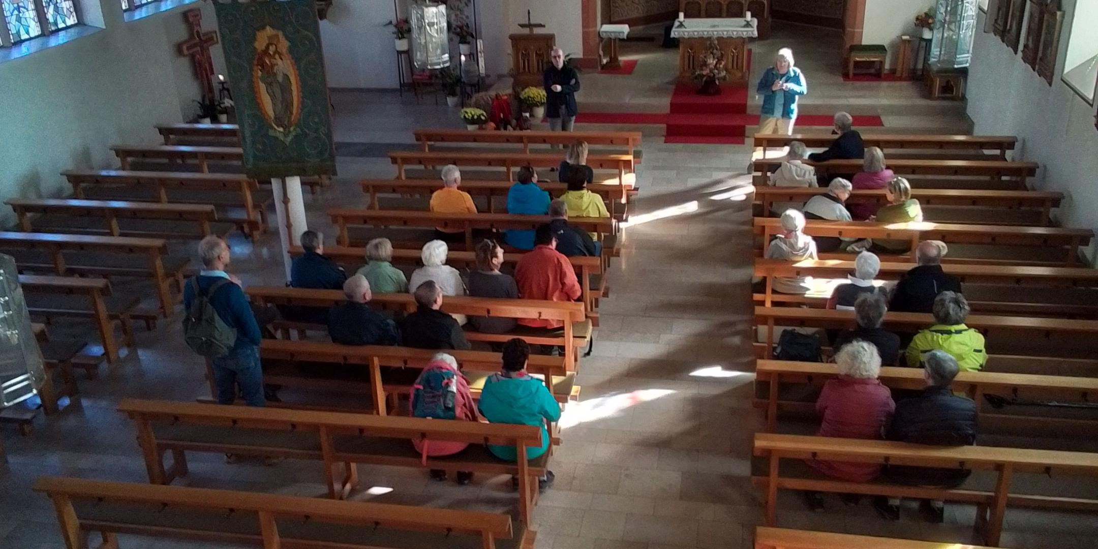 Start in der Kirche Mitlosheim