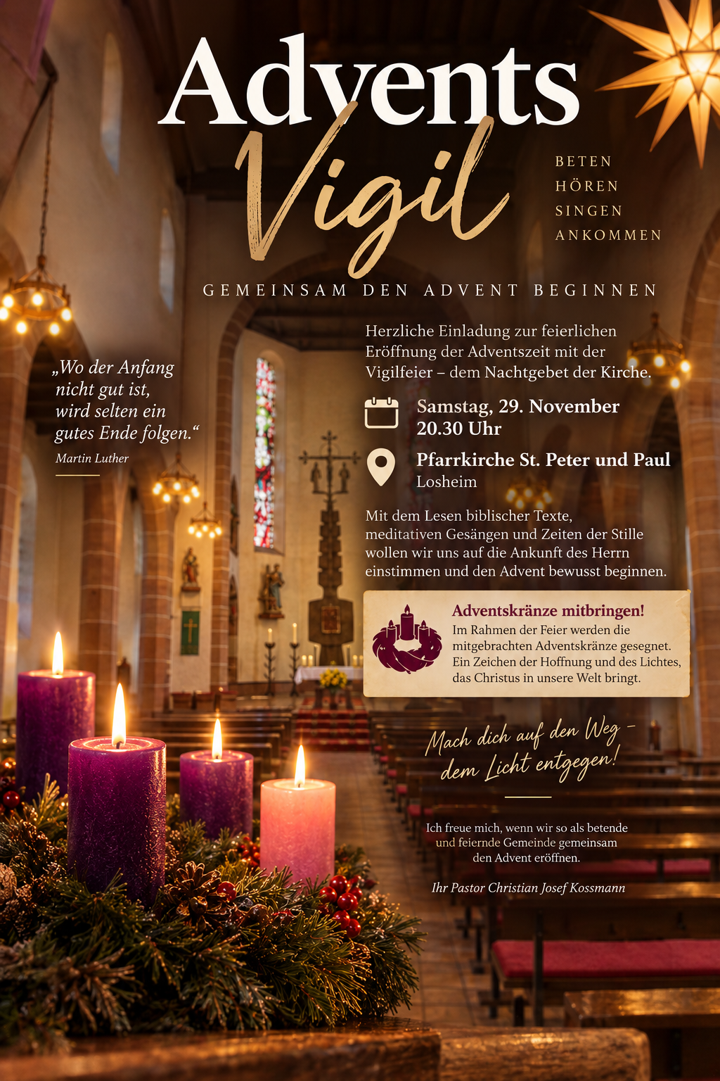 Adventswache in St. Peter und Paul (1)