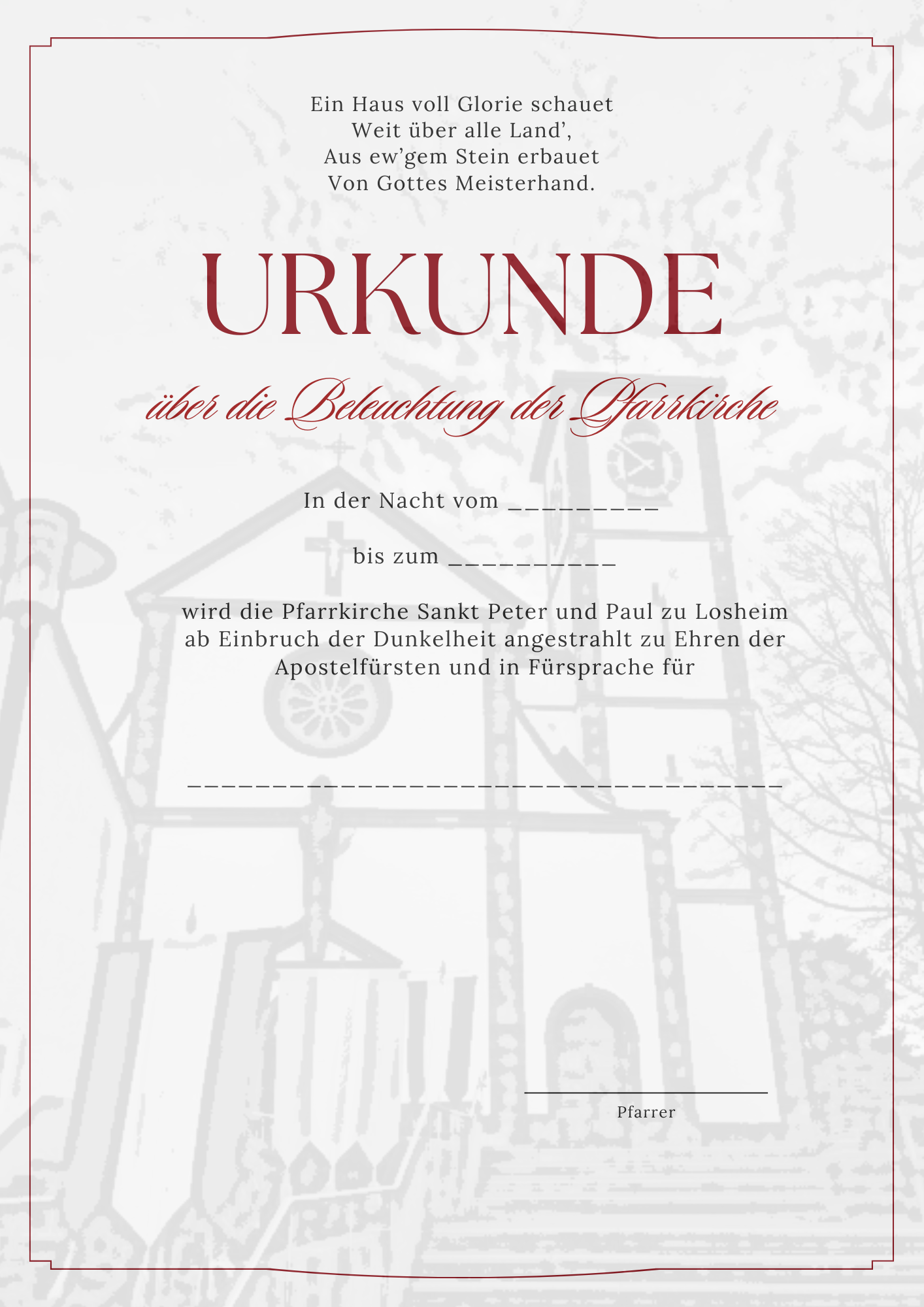 Urkunde